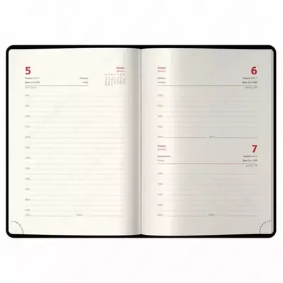 Датированный Ежедневник 2024 г. "Berlingo" Starlight S, иск. кожа, А5, 184 л. (Арт. - DD4_84502) Зеленый