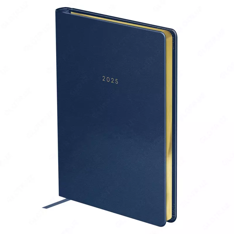 Датированный Ежедневник 2025 г. "BG" Windsor, иск. кожа, А5, 176 л. (Арт. - DdA5_60845) Синий
