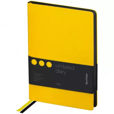 Aniqlanmagan Fuze Berlingo kundaligi, da'vo. teri, A5, 136 l. (Art. - UD0_87509) Sariq