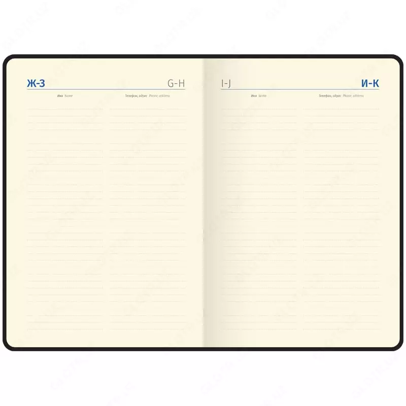 Aniqlanmagan Fuze Berlingo kundaligi, da'vo. teri, A5, 136 l. (Art. - UD0_87509) Sariq