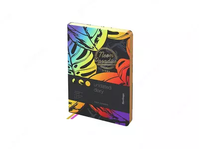Недатированный Ежедневник "Berlingo" Neon Paradise, иск. кожа, А5, 136 л. (Арт. - UD2_98501)