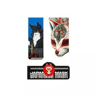 "MESHU" Kitsune kitoblari uchun dizayner magnit xatcho'p