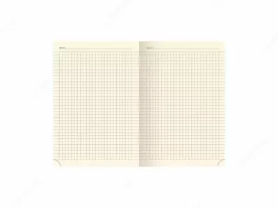 Записная книжка (клетка) "Berlingo" Double Black, иск. кожа, А5, 80 л., заст. резинка (Арт. - NB0_94501) Черная