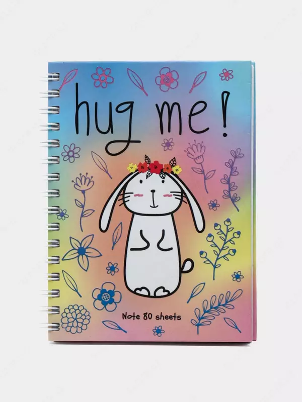 Daftar BG "Hares hayoti" A6, 80 p., qattiq. qopqoq, mat. laminatsiya, tanlang lak, taroq (Art. - ZKT6gr80_lm_vl_10169)