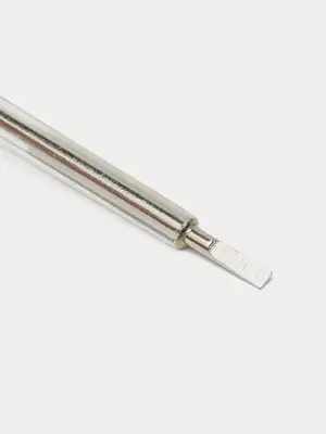 Индикаторная отвертка (тестер напряжения) "Deli Tools" 140 мм, светодиодная (Арт. - EDL8001) Белая