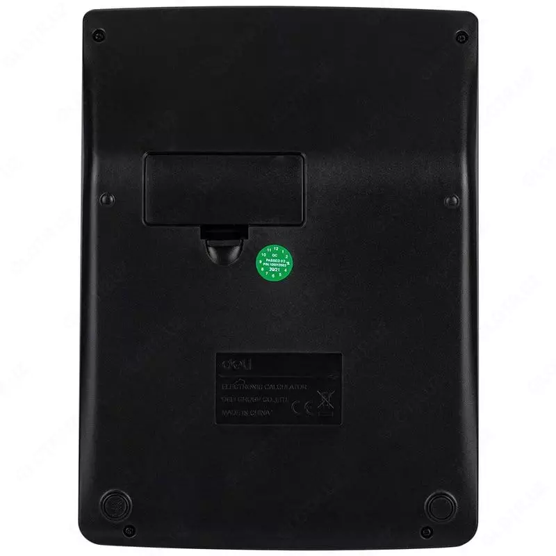 Калькулятор (настольный) "Deli" 12 - разрядный (Арт. - 1671-dgr) Темно/серый