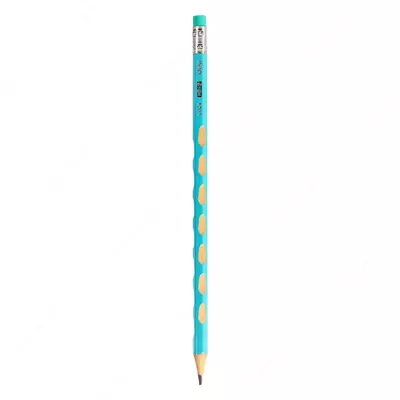 Чернографитный карандаш с ластиком "Deli" НВ, дерево, 3 цв. (Арт. - 024-HB-EC)