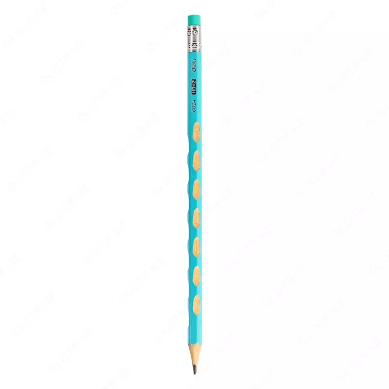 Grafit qalam o'chirgichli "Deli" HB, yog'och, 3 rang. (m. - 024-HB-EC)