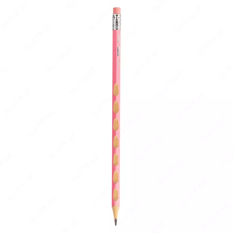 Grafit qalam o'chirgichli "Deli" HB, yog'och, 3 rang. (m. - 024-HB-EC)