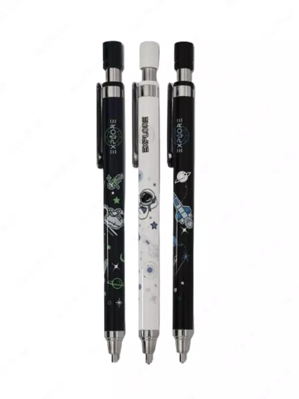 Mexanik grafit qalam o'chirgichli "Deli" Explore, 0,5 mm, plastmassa (Art. - 425-S) Assortiment