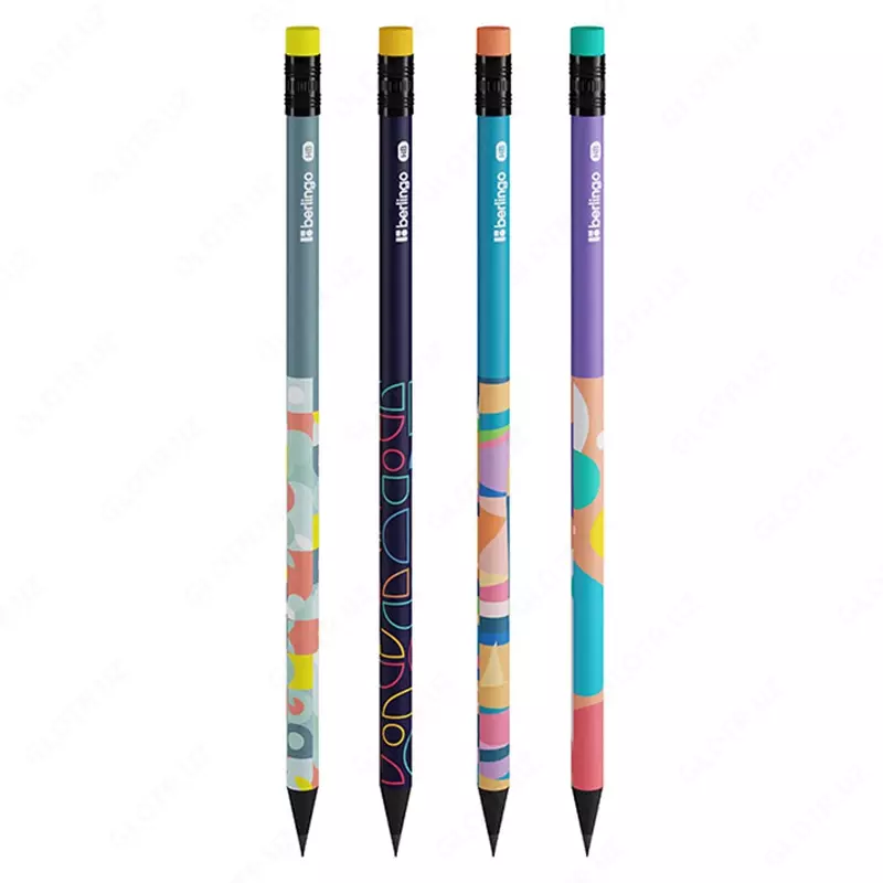 Чернографитный Карандаш "Berlingo" Balance, НВ, черн. дерево, заточенный (Арт.- BP00S18) Ассортимент