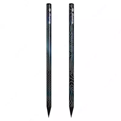 Qora grafit qalam "Berlingo" Electric, HB, qora. yog'och, o'tkir (Art.- BP00S17)