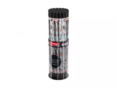 Grafit qalam "Berlingo" Kosmosda birinchi, HB, silgi, qora. yog'och, o'tkir (Art.- BP01323)