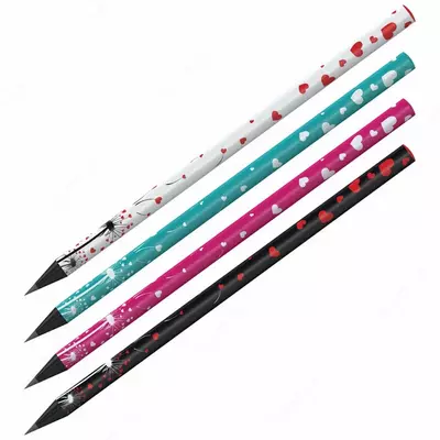 Чернографитный Карандаш "Berlingo" Riddle XS, НВ, черн. дерево, заточенный, 175 мм (Арт.- BP01135-175)