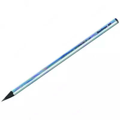 Qora grafit qalam "Berlingo" Starlight, HB, qora. yog'och, o'tkir, lazer. plyonka, 175 mm (modda - BP01170-175)