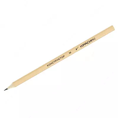 Qora grafit qalam "Krasin" Konstruktor, M (B), yorug'lik. yog'och, lak, o'tkir (m.- C-316_M)