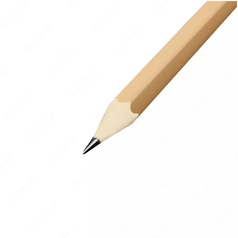 Чернографитный Карандаш "Красин" Конструктор, ТМ (НВ), светл. дерево, заточен, ластик (Арт.- С-320)