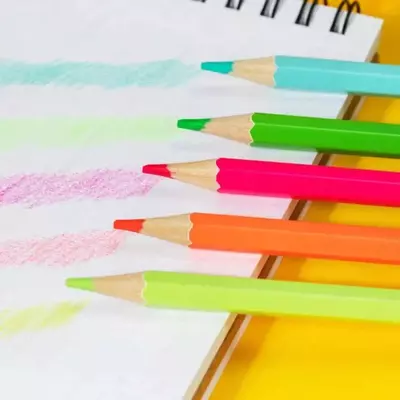 Набор цветных карандашей "Deli" ColoRun, 12 цв., шестигранный корпус, карт. уп (Арт. - 128-12-EC)