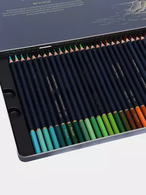 Набор цветных карандашей "Deli" Finenolo, 72 цв., металлич. пенал (Арт. - 122-72-EC)