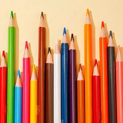 Набор цветных треугольных карандашей "Deli" ColoRun, 24 цв., точилка (Арт. - 132-24-EC)