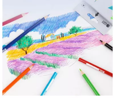 Rangli qalamlar to'plami "Berlingo" SuperSoft. Bir vaqtlar mushuk yashagan, 12 ta rang, kartalar. o'ram, o'tkir (Art. - SS00512)