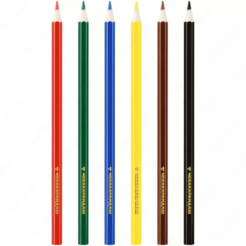 Набор цветных карандашей "Мульти-Пульти" Чебурашка, 6 цв, картонная уп., заточен (Арт. - CPЧБ_52995)