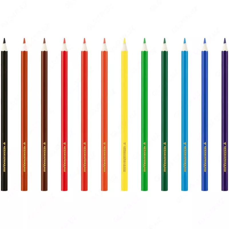 Rangli qalamlar to'plami "Multi-Pulti" Cheburashka, 24 ta rang, karton o'ram, o'tkir (Art. - CPChB_52997)