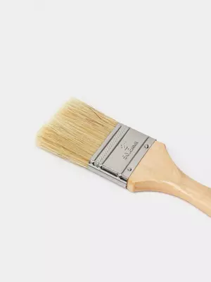 Малярная плоская кисть 2" (иск. щетина) "Deli" Tools, дерев. ручка, шир. 50.8 мм (Арт.- EDL509122)