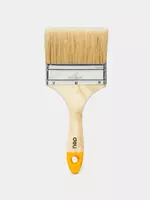 Малярная плоская кисть 4" (иск. щетина) "Deli" Tools