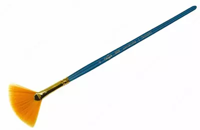 Художественная веерная кисть № 4 (синтетика) Гамма "Галерея", короткая ручка (Арт. - 308004)