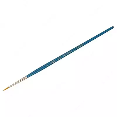 Художественная круглая кисть № 0 (синтетика) Гамма "Галерея", короткая ручка (Арт. - 302000)