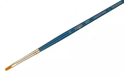 Badiiy tekis cho'tka № 0 (sintetik) Gamma "Galereya", qisqa tutqich (Art. - 301000)