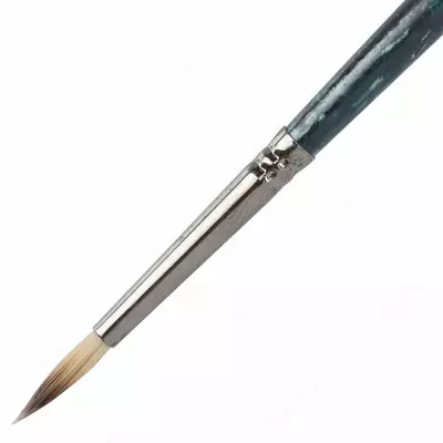 Художественная круглая кисть № 0 (синтетика) Гамма "Модерн", короткая ручка (Арт. - 1002000)