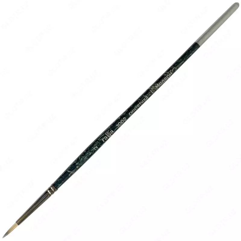 Художественная круглая кисть № 2 (синтетика) Гамма "Модерн", короткая ручка (Арт. - 1002002)