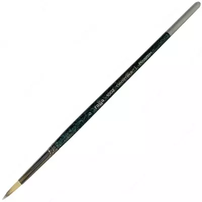 Badiiy dumaloq cho'tka № 6 (sintetik) Gamma "Zamonaviy", qisqa tutqich (Art. - 1002006)