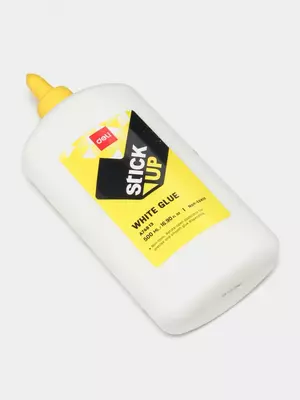 Жидкий ПВА клей (канцелярский) "Deli" Stick UP, 500 мл., игольчатый аппликатор (Арт. - 74813-EA)