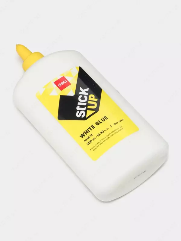 Жидкий ПВА клей (канцелярский) "Deli" Stick UP, 500 мл., игольчатый аппликатор (Арт. - 74813-EA)