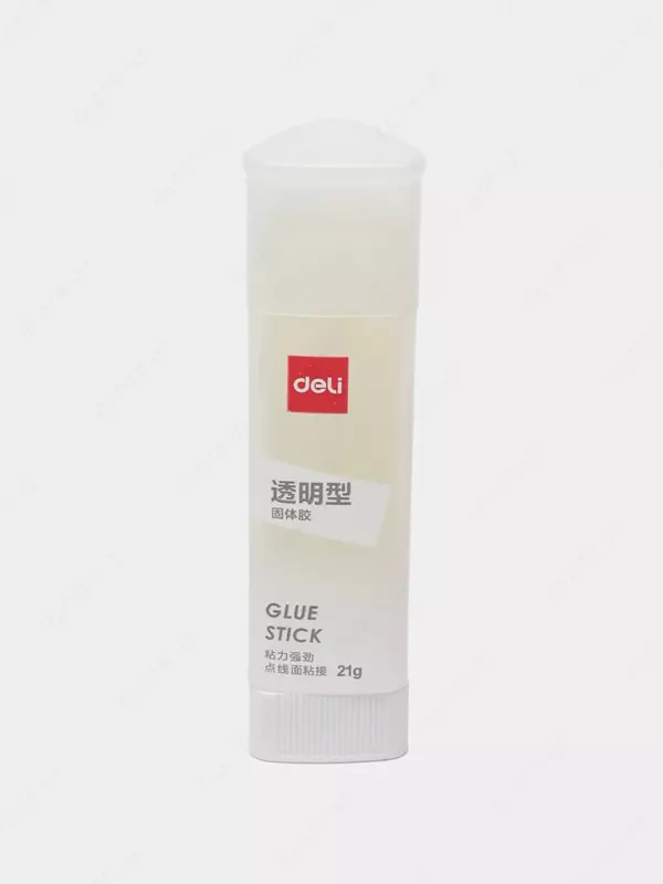 Yelim tayoq (yuqori yopishqoqlik) "Deli" 21 gr., shaffof (modda - 53409)