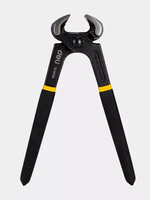 Клещи монтажные (столярные) "Deli Tools" 8", 200 мм, резин. рукоятки (Арт. - EDL20308) Черные