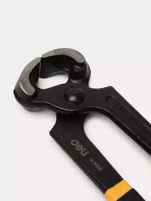 Клещи монтажные (столярные)  Клещи монтажные (столярные) "Deli Tools" 8", 200 мм, резин. рукоятки (Арт. - EDL20308) Черные