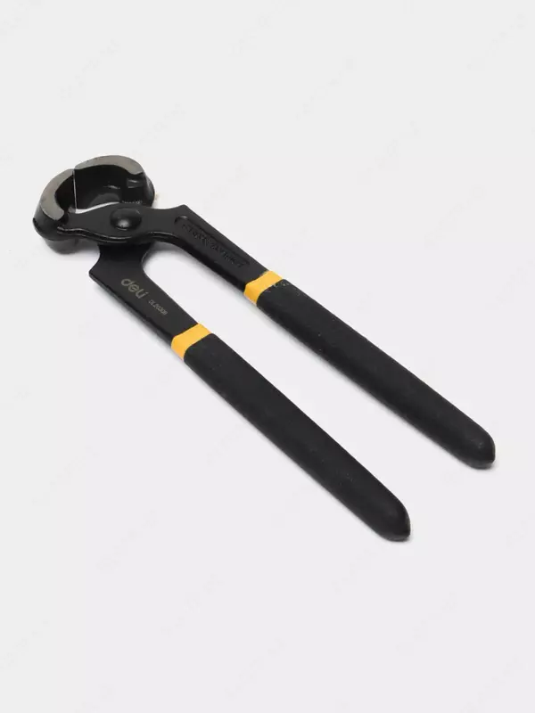 Клещи монтажные (столярные) "Deli Tools" 8", 200 мм, резин. рукоятки (Арт. - EDL20308) Черные