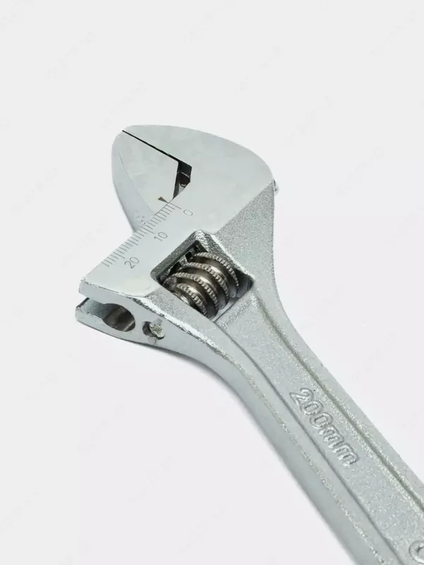 O'rnatish kaliti (sozlanishi mumkin) "Deli Tools" 200 mm, 0-28 mm (Art. - EDL008A) Chrome