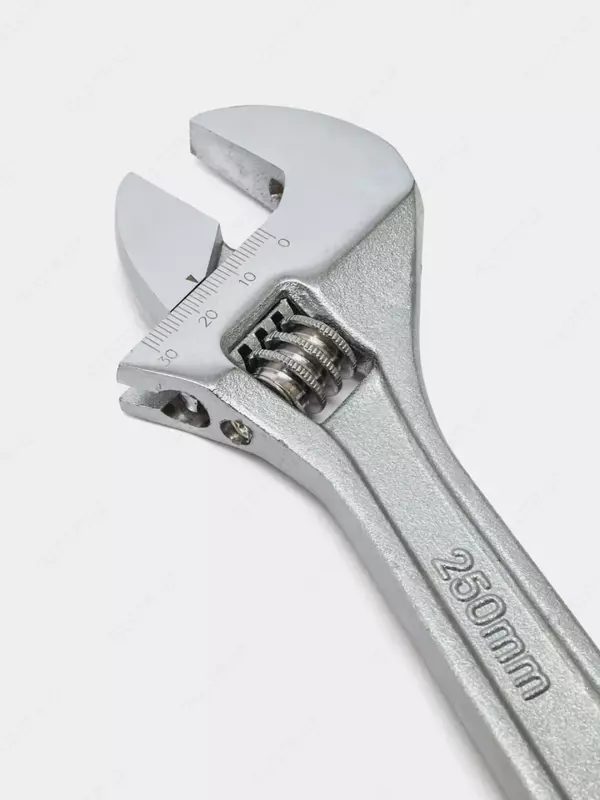 O'rnatish kaliti (sozlanishi mumkin) "Deli Tools" 250 mm, 0-30 mm (Art. - EDL010A) Chrome