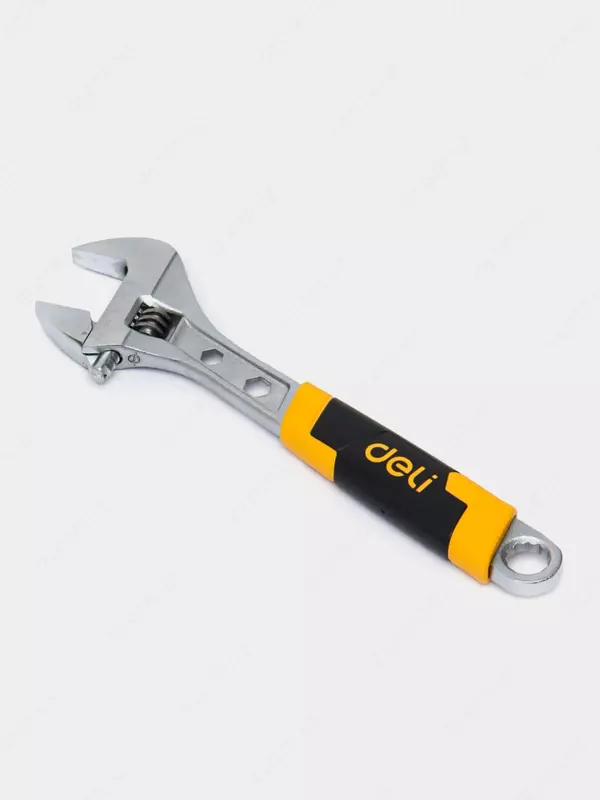 O'rnatish kaliti (sozlanishi) "Deli Tools" 300 mm, 0-36 mm, kauchuk. tutqich (Art. - EDL30112) Chrome