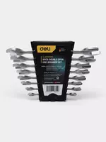 Набор гаечных ключей (рожковые) "Deli Tools" 8 шт