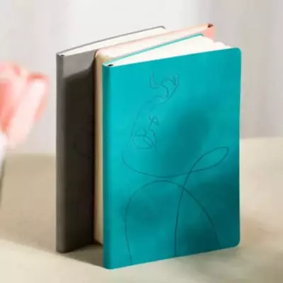 Noutbuk (hujayra) "Deli" A5, 210 x 143 mm, 96 p., xatcho'p (Art. - 126G-N-gn) Yashil