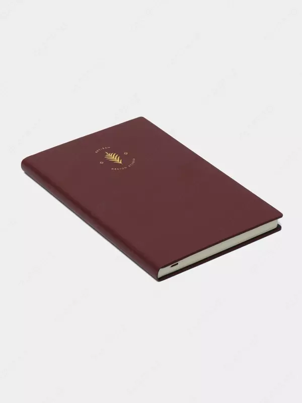 Noutbuk (hujayra) "Deli" A5, 210 x 143 mm, 96 p., xatcho'p (Art. - 116G-N-rd) To'q/Qizil