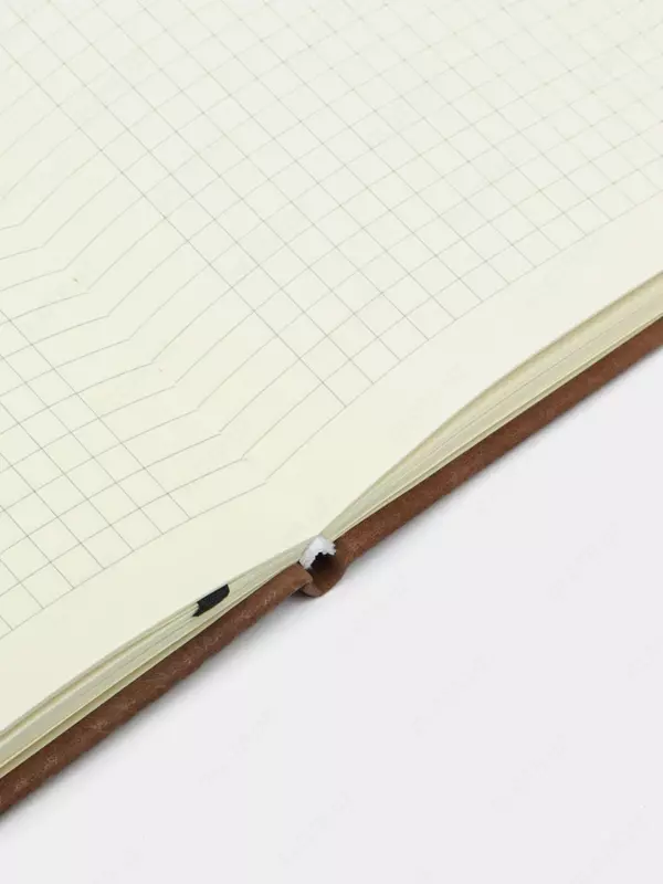 Noutbuk (hujayra) "Deli" A5, 210 x 143 mm, 96 p., elastik tasmali mahkamlagich, xatcho'p (Art. - 124G-N-br) Jigarrang