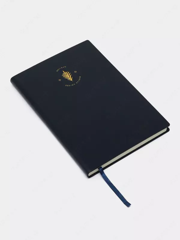 Записная книжка (клетка) "Deli" А5, 210 х 143 мм, 96 л., закладка-ляссе (Арт. - 116G-N-bl) Темно/Синяя