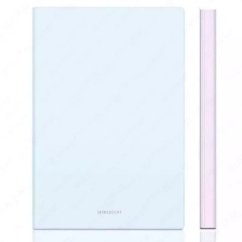 Записная книжка (клетка) "Deli" А5, 210 х 143 мм, 96 л., закладка-ляссе (Арт. - 140G-N-bl) Светло/Синяя